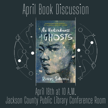 Book Discussion Group on Tuesday, April 18 at 10 AM at Jackson County Public Library