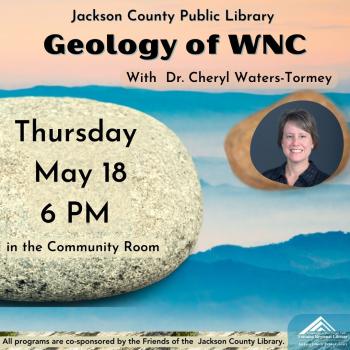 Thursday, May 18 at 6 PM, Geology of WNV with Dr. Cheryl Waters-Tormey