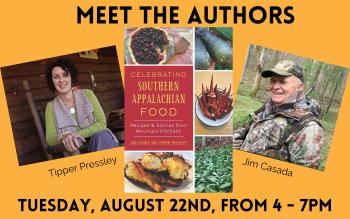 Meet the authors Poster for Celebrating Appalachian Food