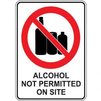No alcohol permitted on site