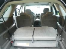 Ford Freestyle interior rear bench folded down