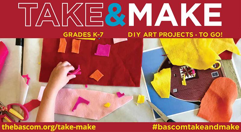 Take and Make from The Bascom for Grades K-7: DIY Art Projects To Go!