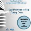 Thursday, May 18 at 1pm, Jackson County Public Library hosts Opportunities to Help During Crisis