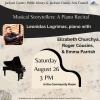 Saturday, August 26 at 3pm, Jackson County Public Library hosts Musical Storytellers: A Piano Recita